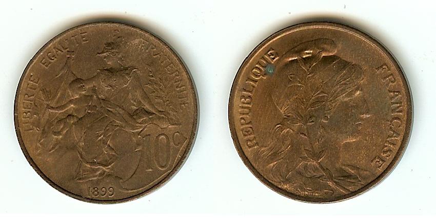 10 centimes Daniel-Dupuis 1899 SPL-